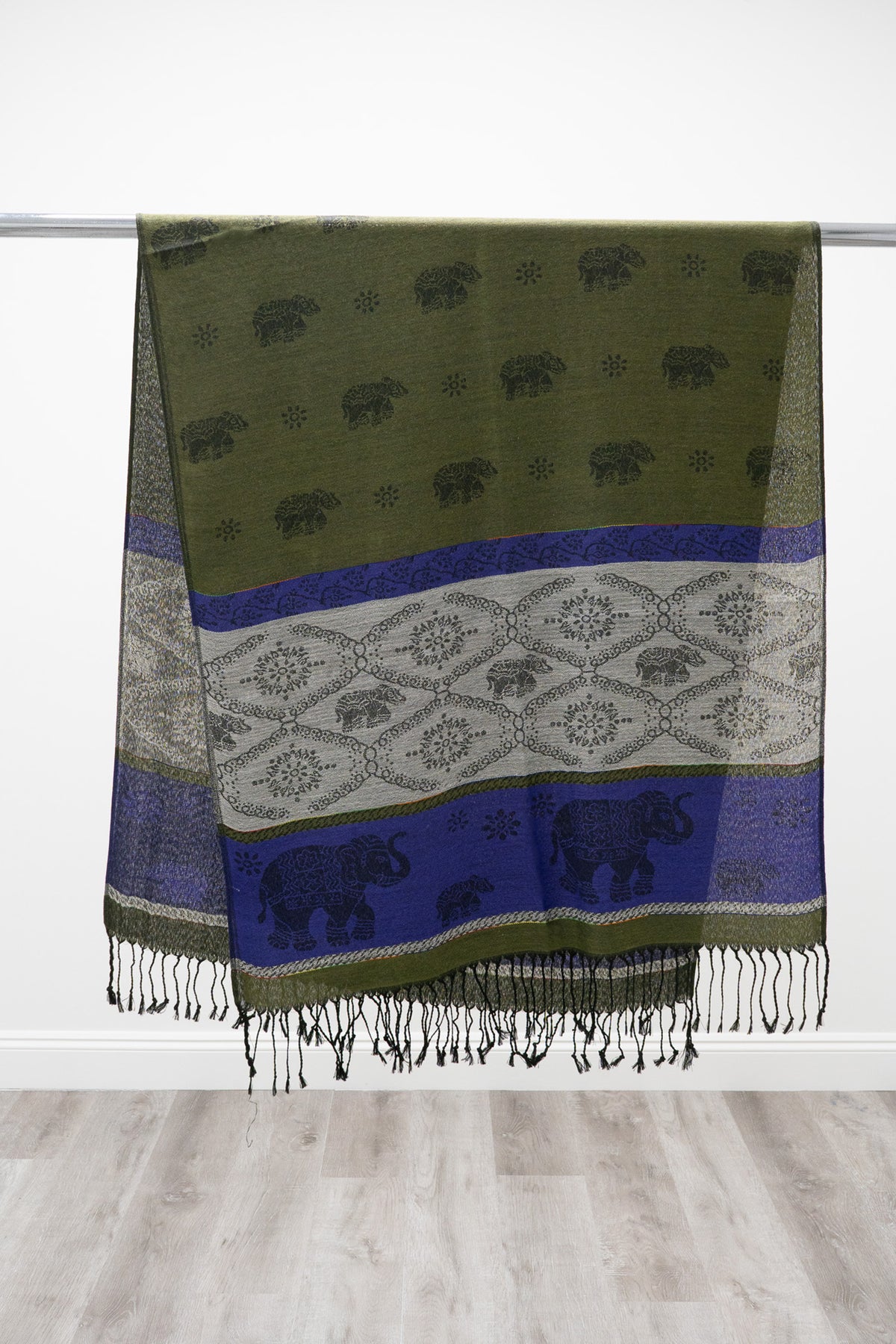 Pashmina Scarf, Elephant