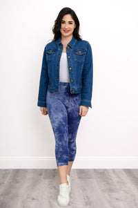 Ruby Capri, Tie-dye, Bambou