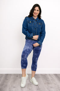 Ruby Capri, Tie-dye, Bambou