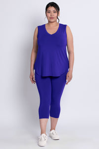 Ruby Capri, Violet, Bamboo