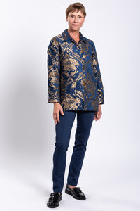 Sabrina Coat, Jacquard, Viscose