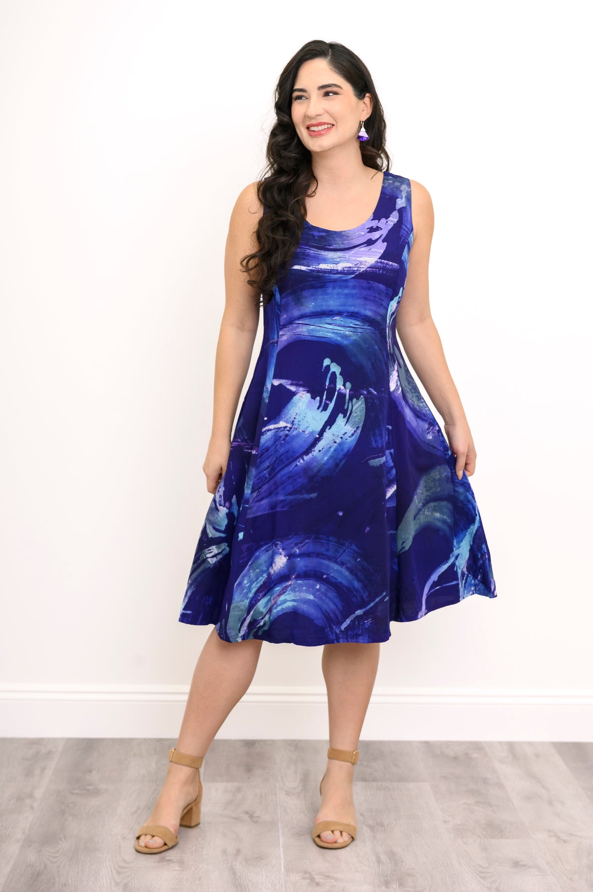 Sara Dress, Ocean Breeze