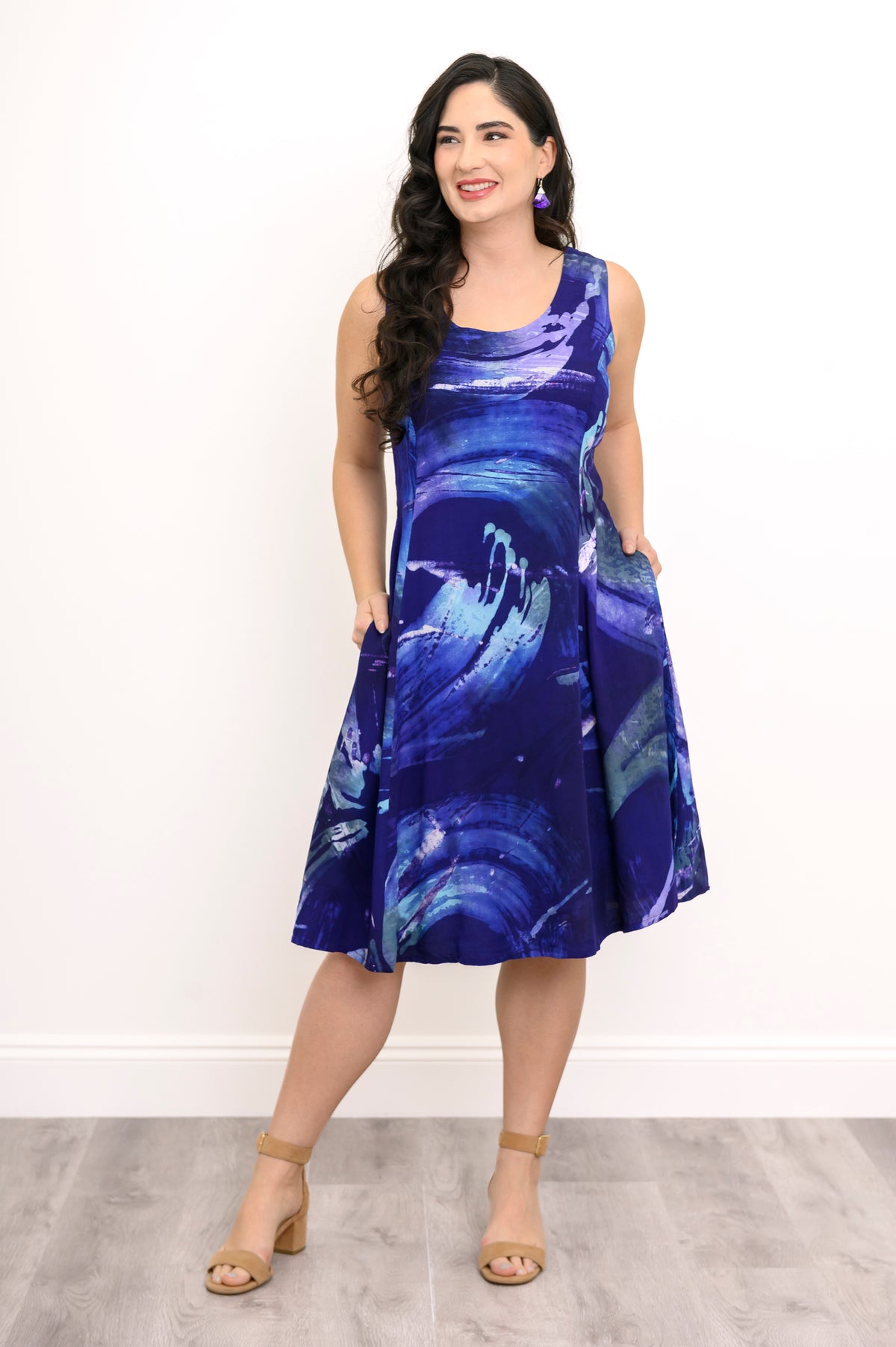 Sara Dress, Ocean Breeze