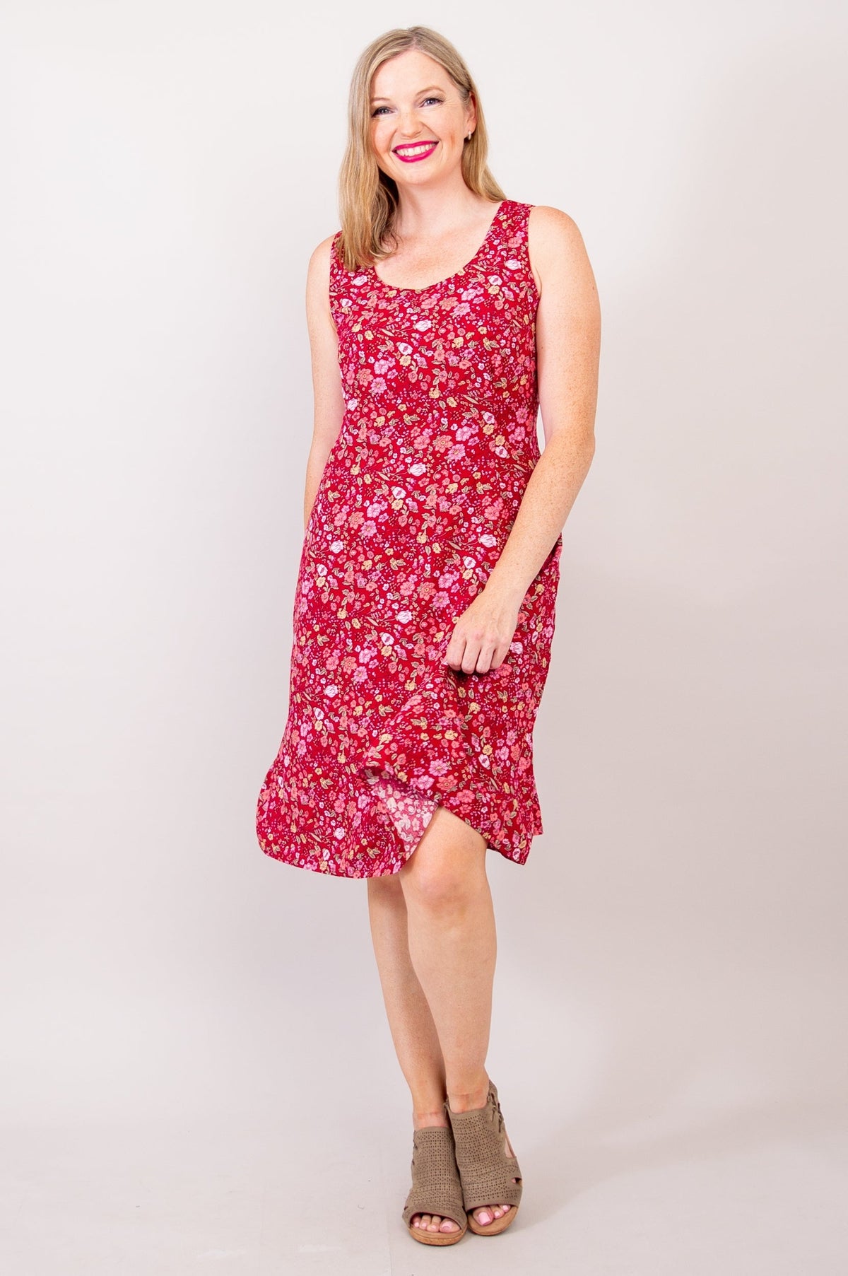 Sweet Sara Dress, Red Wisdom