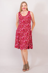 Sweet Sara Dress, Red Wisdom