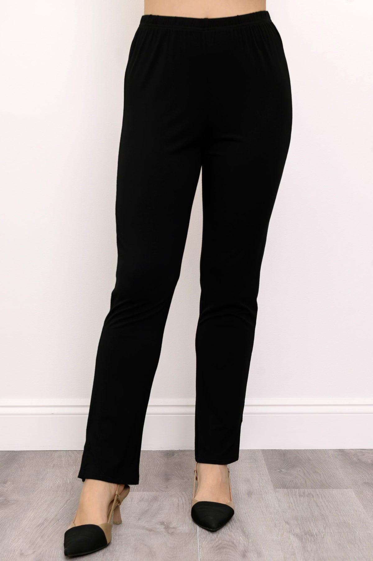 Sarina Pantalon, Noir, Bambou