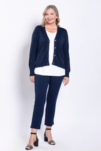 Sarina Pant, Indigo, French Terry