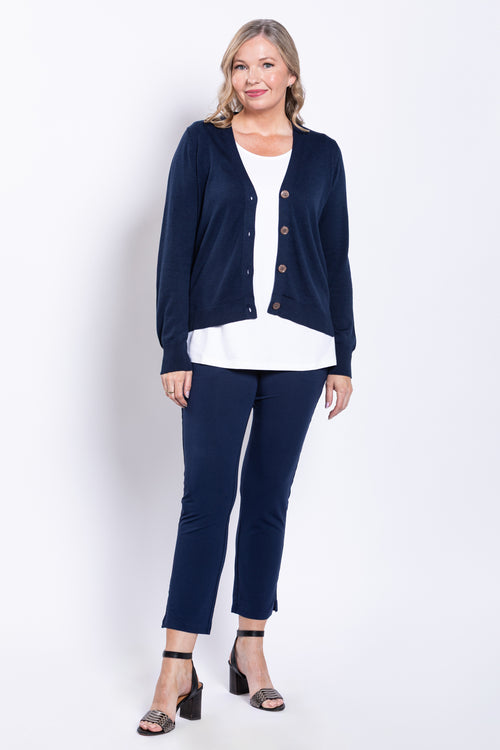 Sarina Pant, Indigo, French Terry