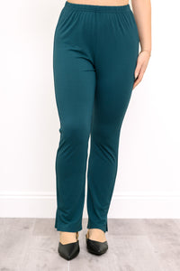 Sarina Pant, Teal, French Terry