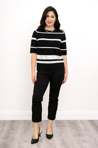 Pull Serena, Rayures Nuit, Coton