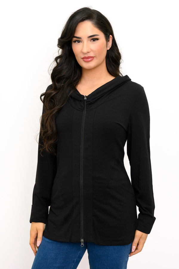 Seymour Jacket, Black, Bamboo