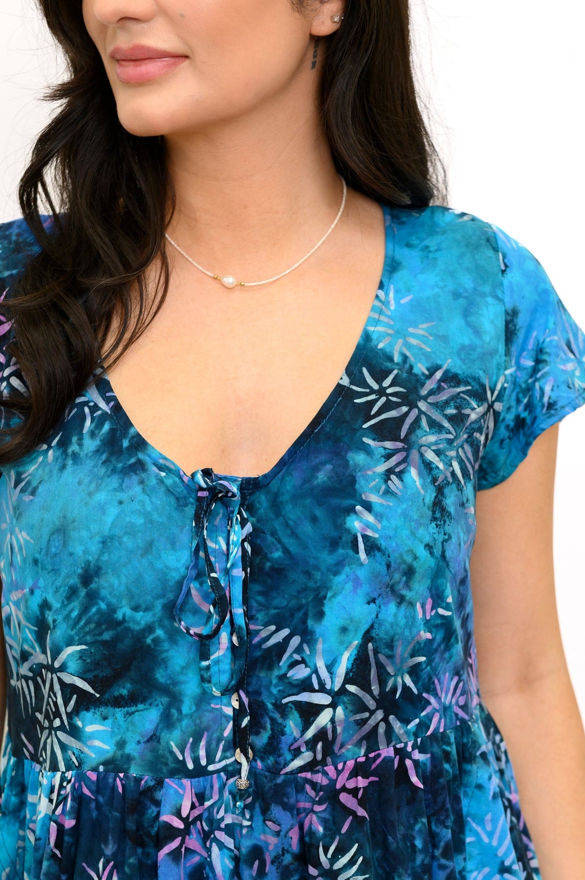 Sharpie Midi Dress, Sunset Fern