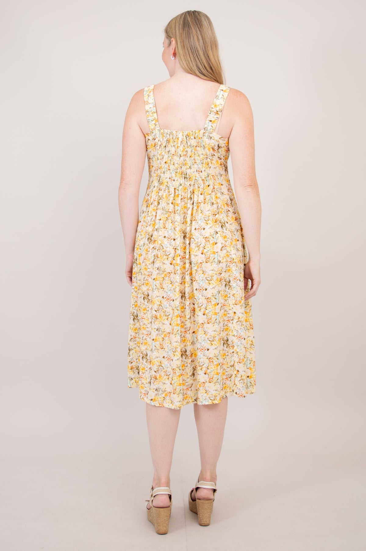 Shauna Dress, Dainty, Woven Bamboo