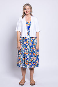 Shauna Dress, Blue Citrus