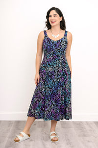 Shauna Dress, Coral Fantasy