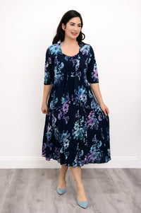Shauna Dress, Moonlit Petals