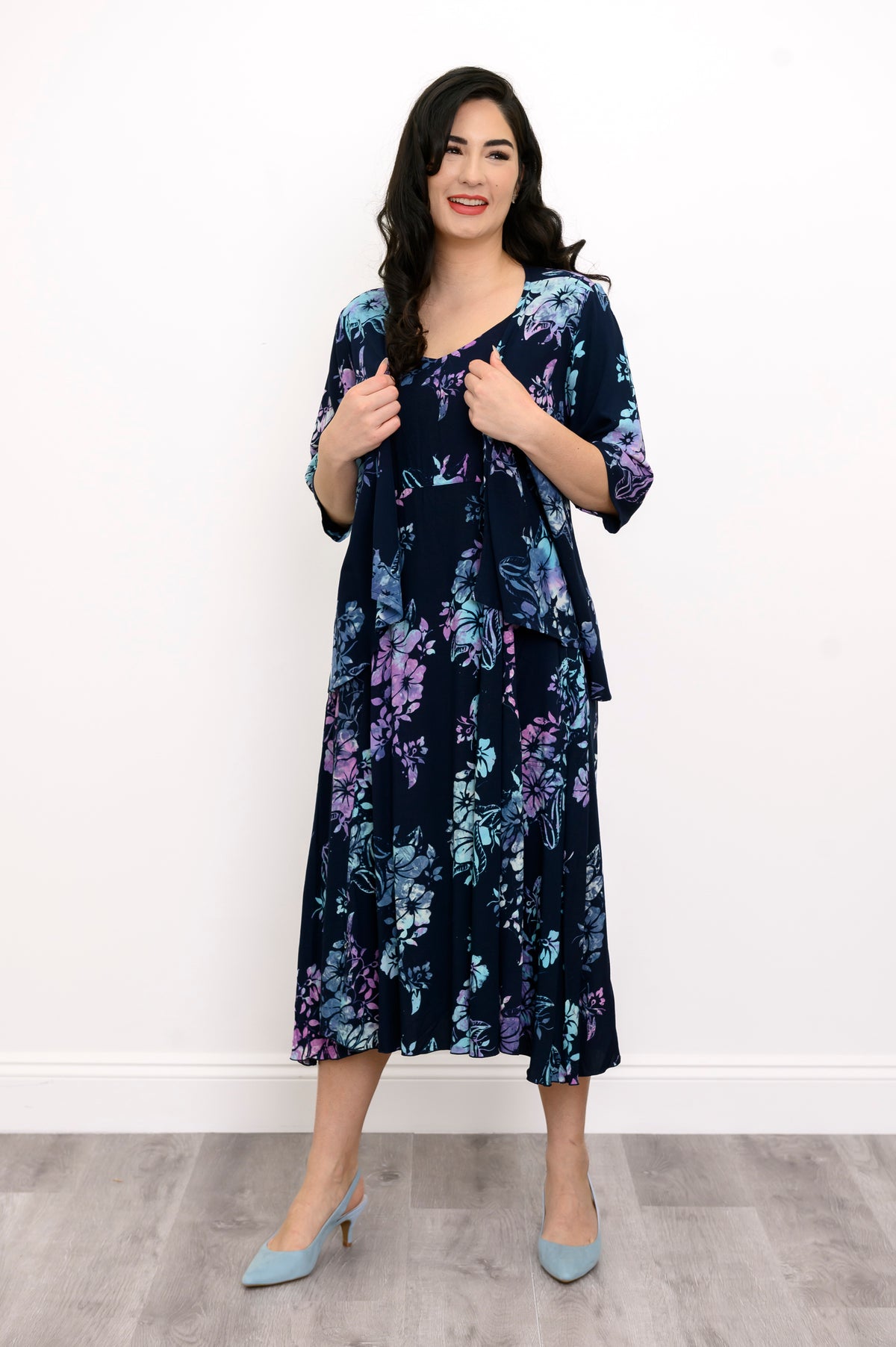 Shauna Dress, Moonlit Petals