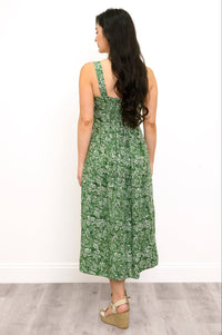 Shauna Dress, Tropical Green