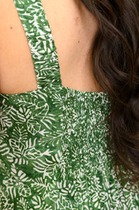 Shauna Dress, Tropical Green