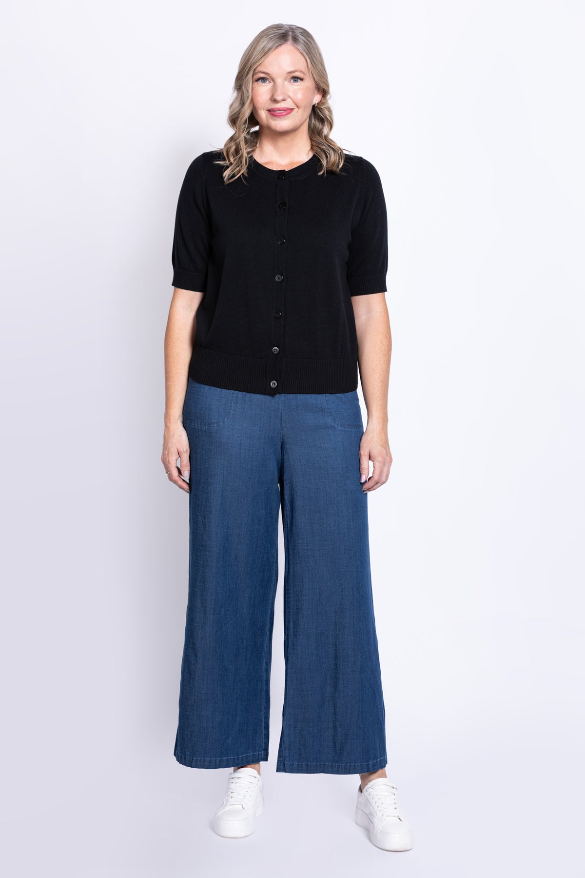 Shen Cardigan, Black, Cotton