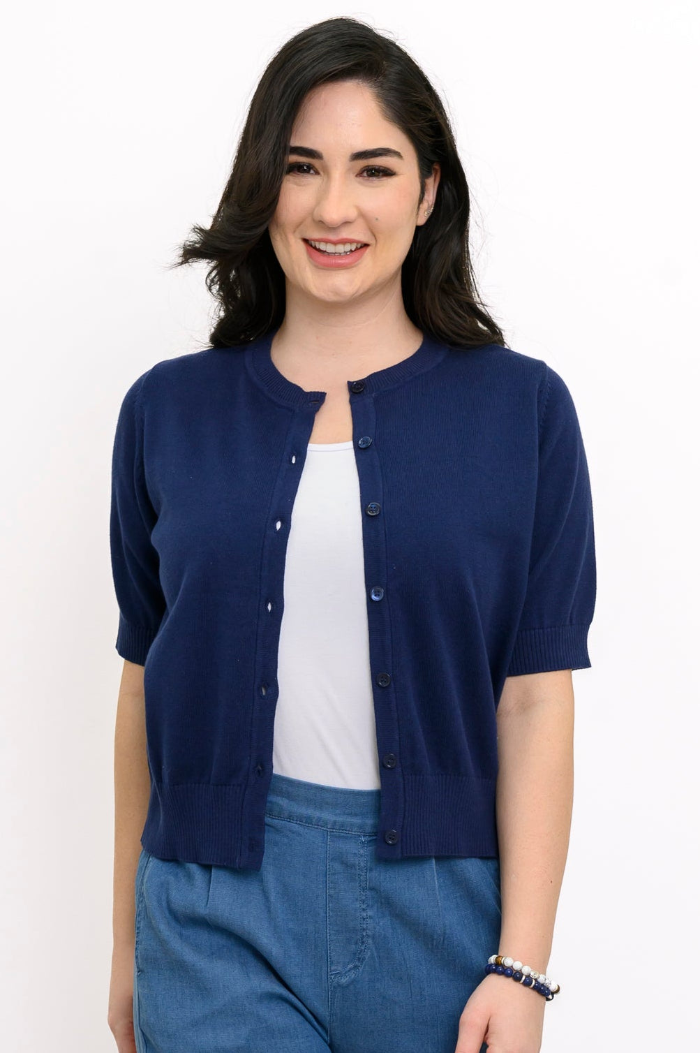 Shen Cardigan, Indigo, Cotton