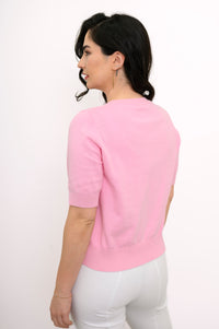 Shen Cardigan, Pink, Cotton