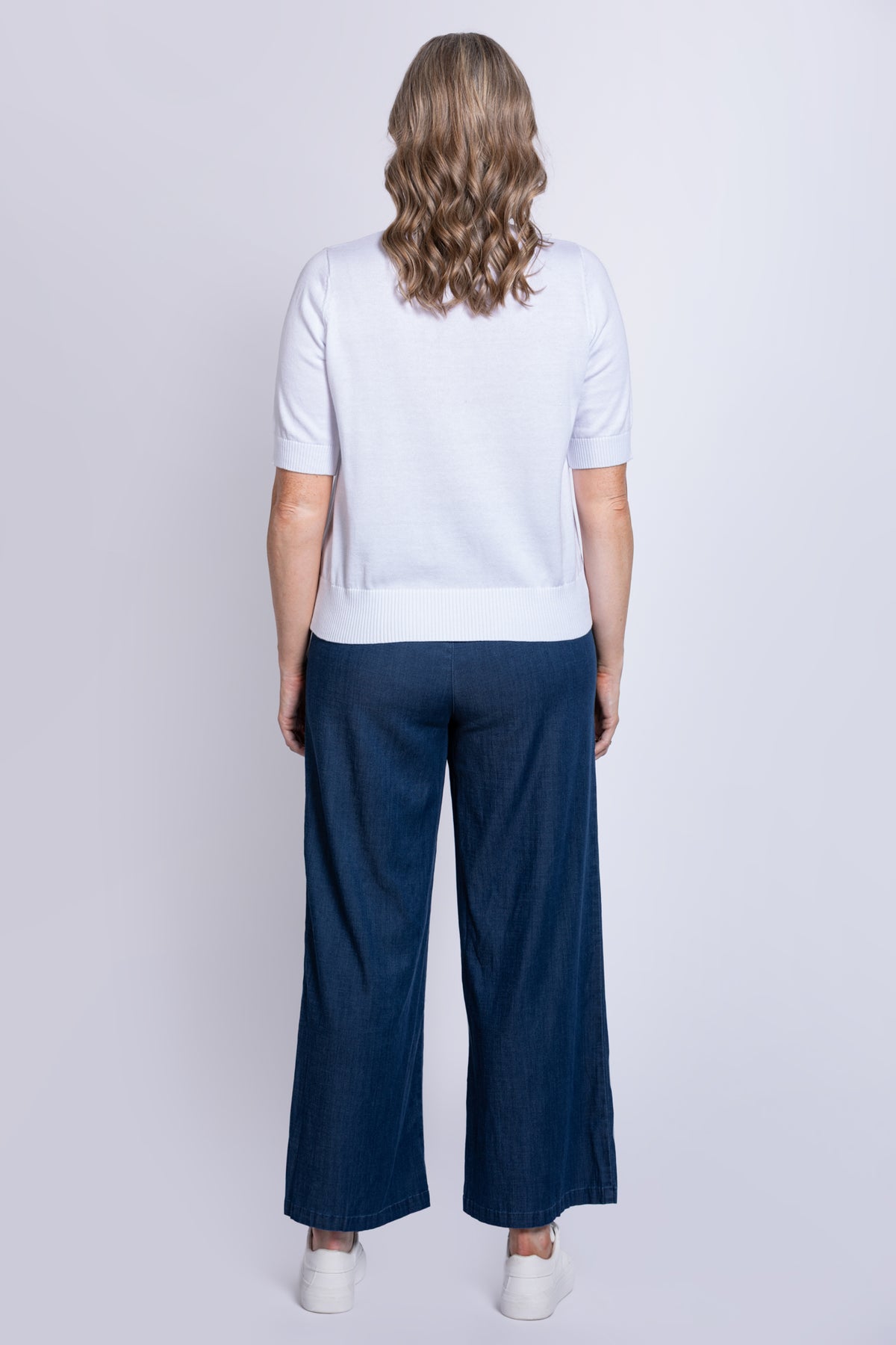 Shen Cardigan, White, Cotton