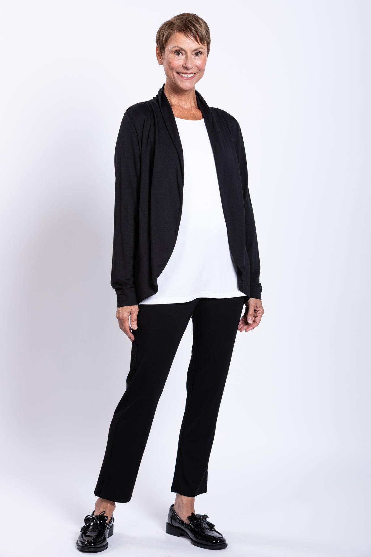 Simmer Jacket, Black, French Terry