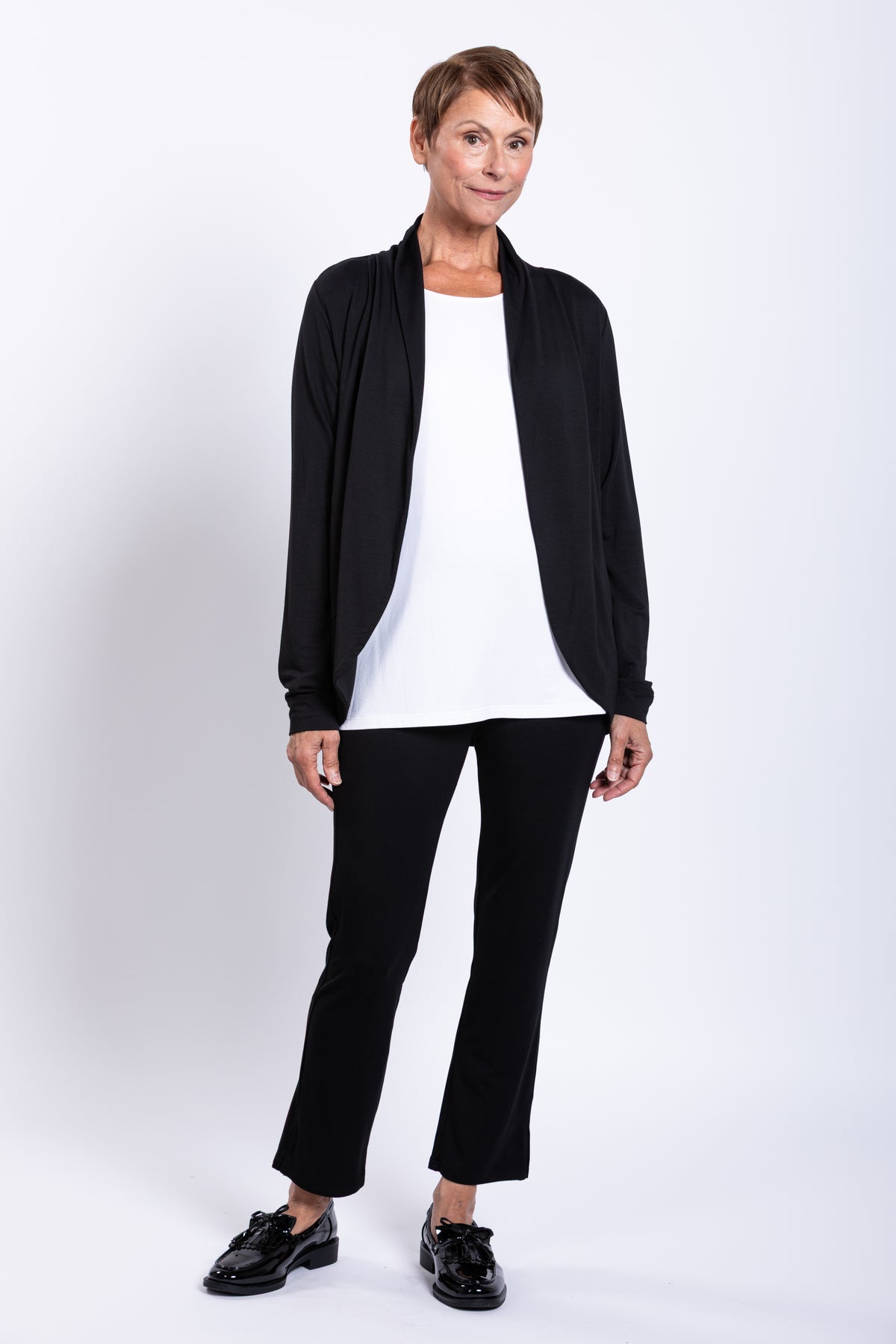 Simmer Jacket, Black, French Terry