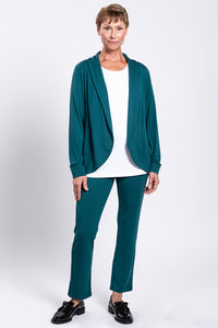 Simmer Jacket, Teal, French Terry