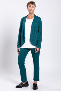 Simmer Jacket, Teal, French Terry