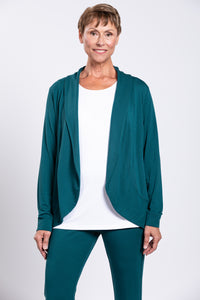 Simmer Jacket, Teal, French Terry