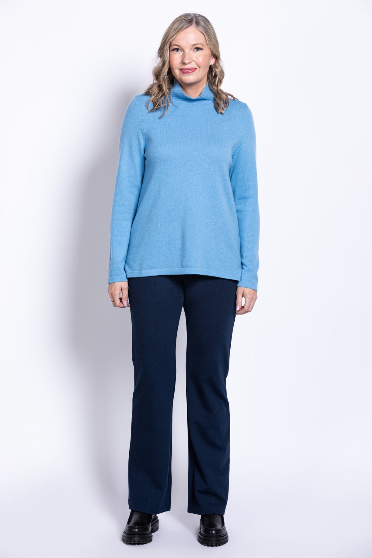 Simmon Sweater, Blueboy, Wool Cashmere