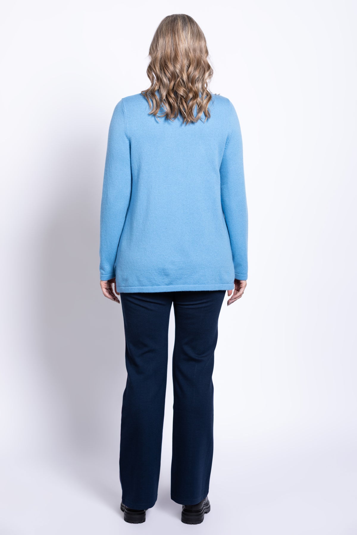 Simmon Sweater, Blueboy, Wool Cashmere