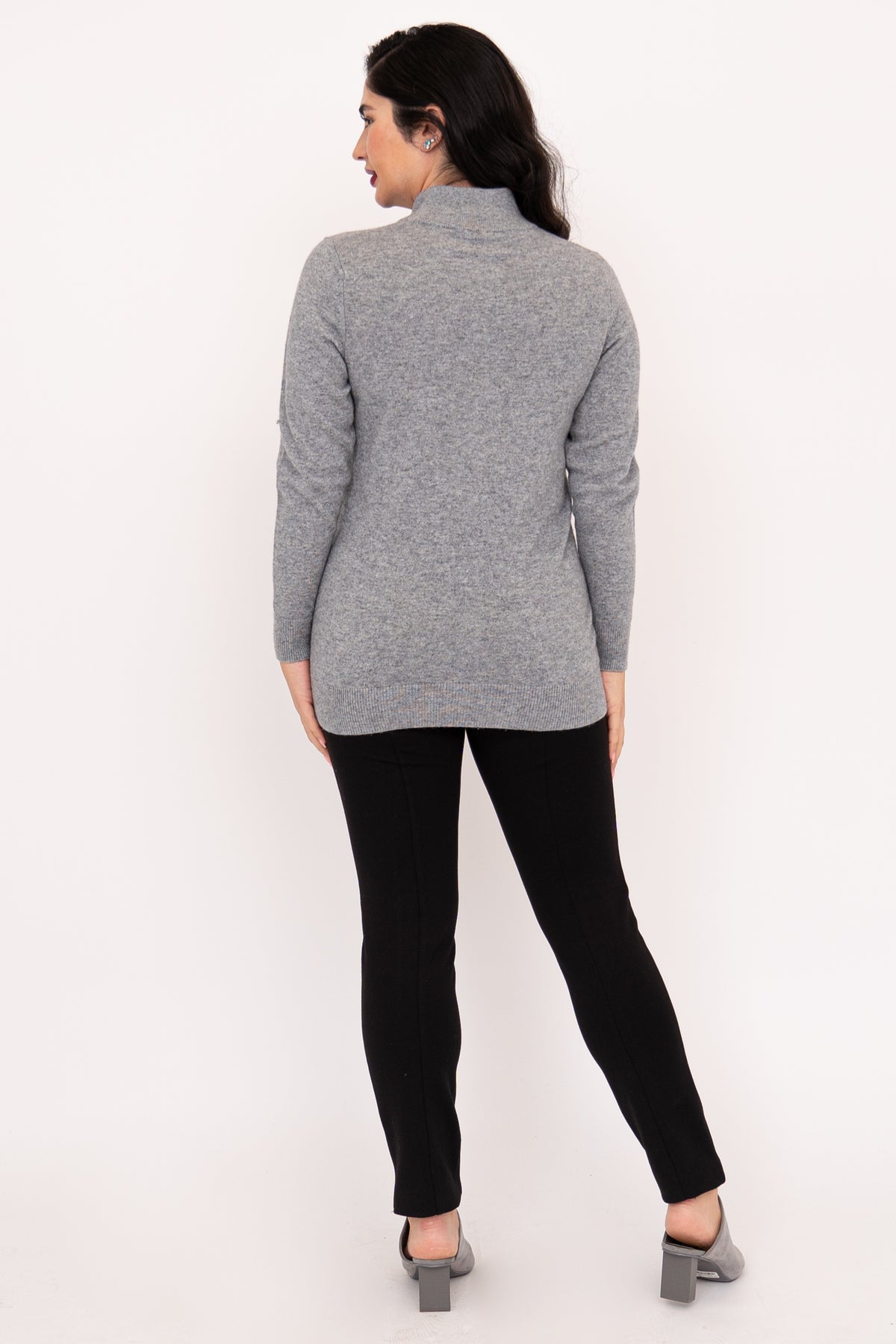 Simmon Sweater, Charcoal Lite, Wool Cashmere