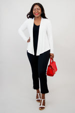 Snooky Jacket, White, Bamboo- Final Sale