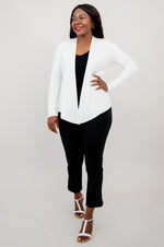 Snooky Jacket, White, Bamboo- Final Sale