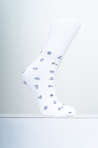 Ladies Ankle Bamboo Socks, Assorted Prints