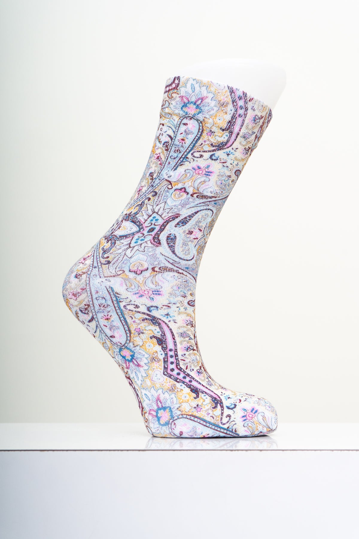 Ladies Bamboo Dress Socks, Assorted Prints
