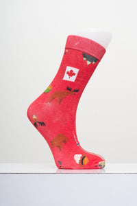 Ladies Bamboo Dress Socks, Assorted Prints