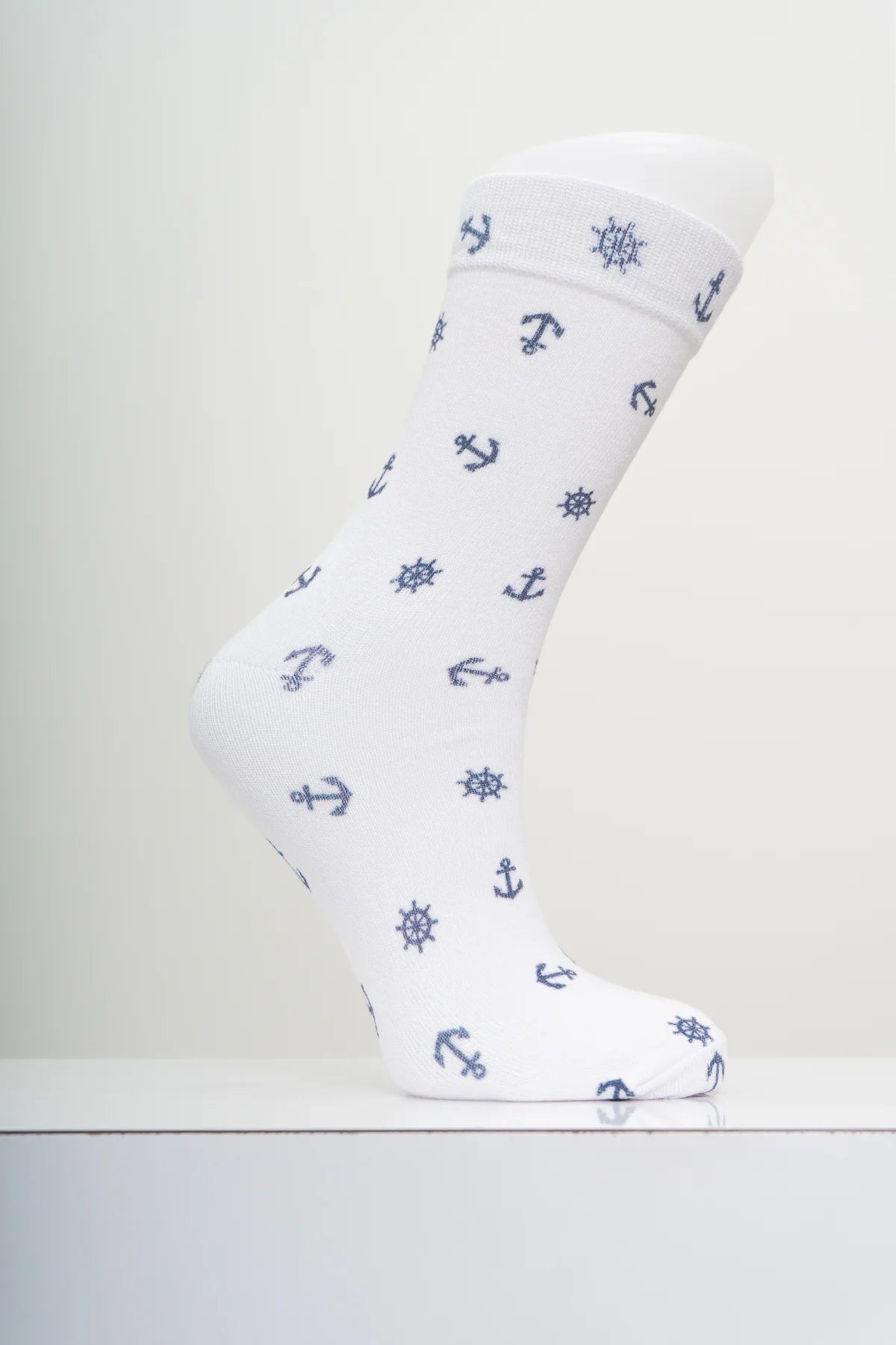 Chaussettes habillées en bambou pour hommes, motifs assortis