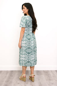 Solah Dress, Emerald Echo