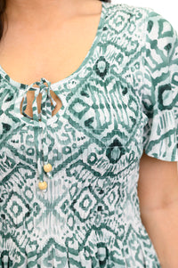 Solah Dress, Emerald Echo