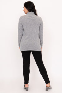 Sondra Sweater, Charcoal Lite, Wool Cashmere
