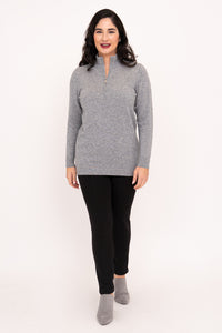Sondra Sweater, Charcoal Lite, Wool Cashmere