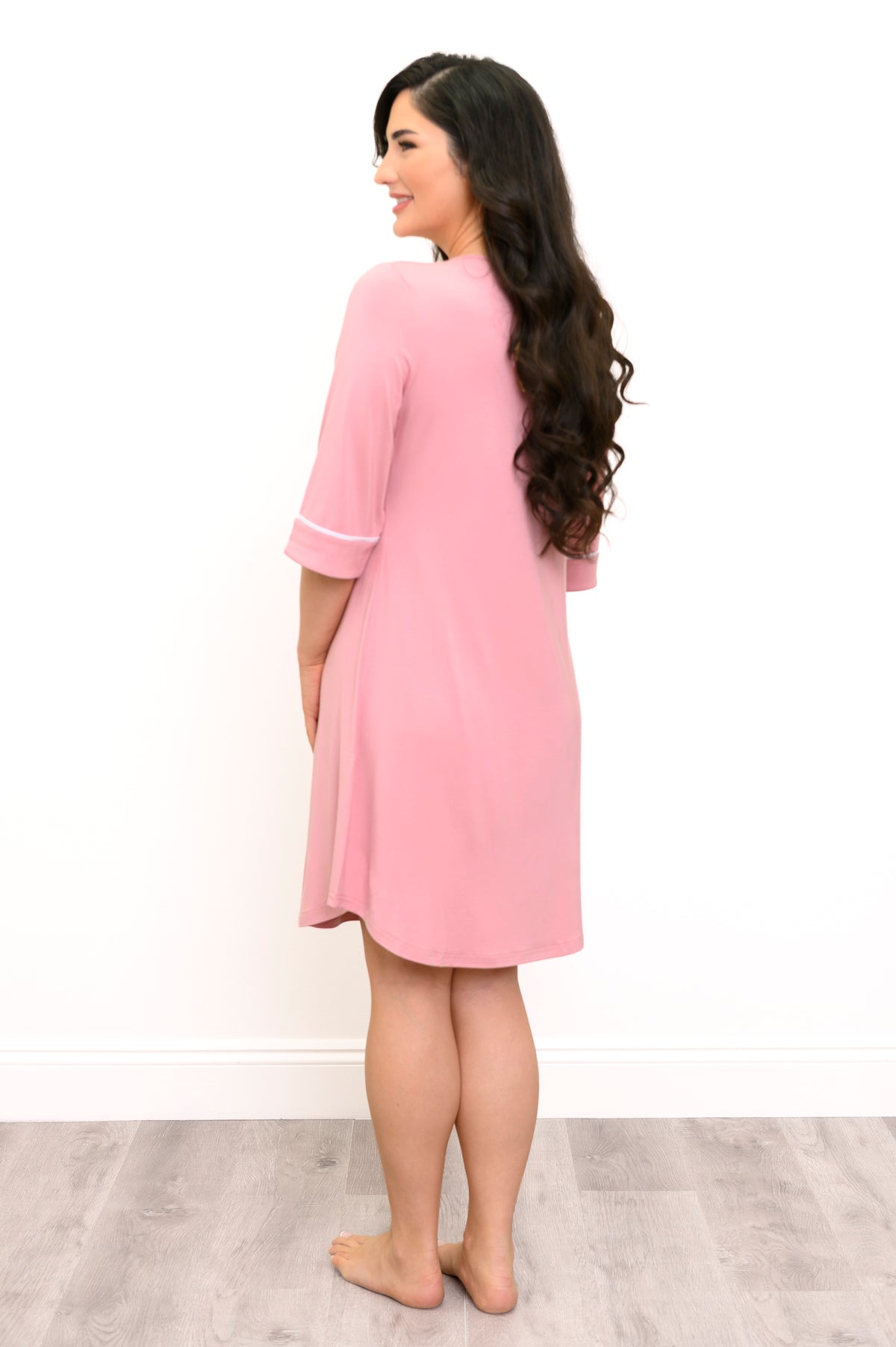 Starlight Sleepshirt, Dusty Rose, Bamboo