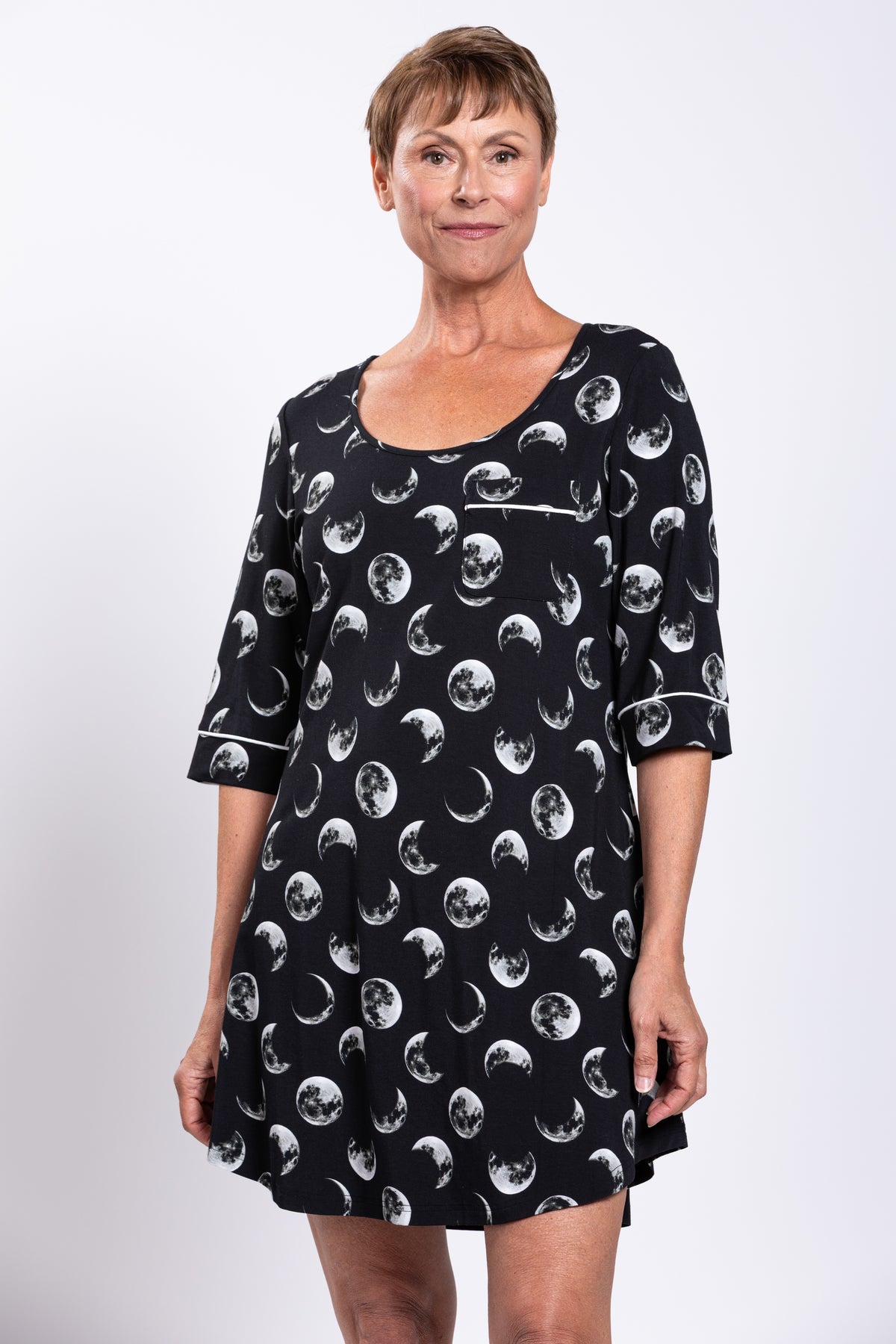 Starlight Sleepshirt, Moonstruck, Bamboo