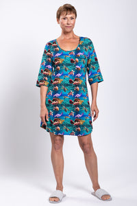 Starlight Sleepshirt, Sea Turtle, Bamboo