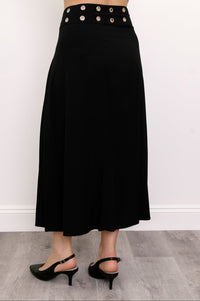 Stud Skirt, Black