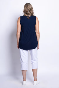 Jazz Tank, Indigo, Bamboo